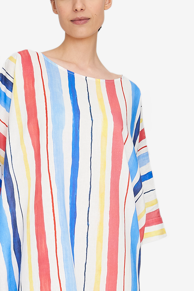 Oversized Kaftan Midsummer Stripe - EUROPE