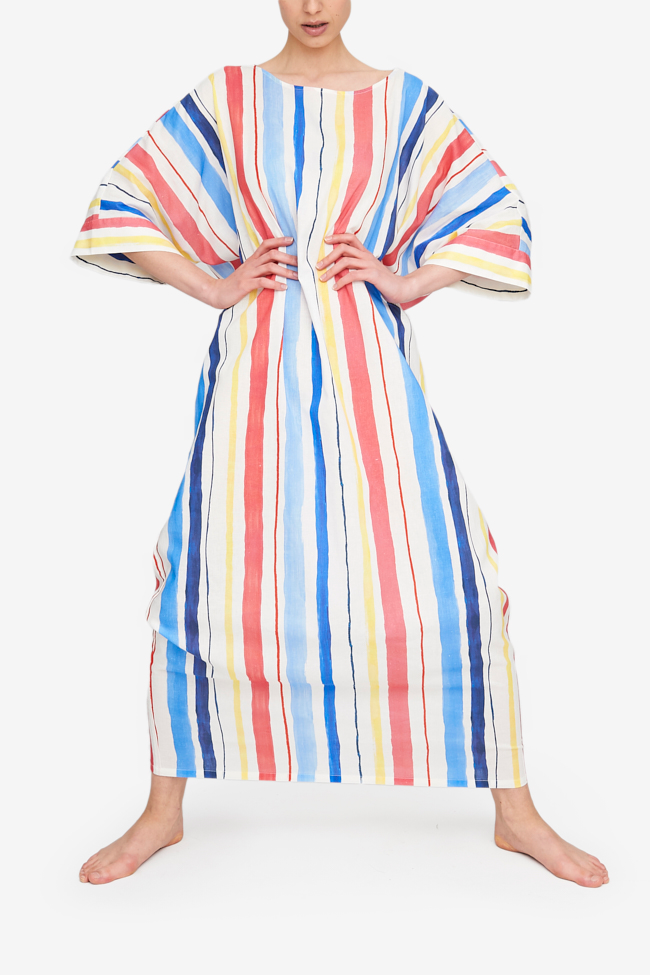 Oversized Kaftan Midsummer Stripe - EUROPE
