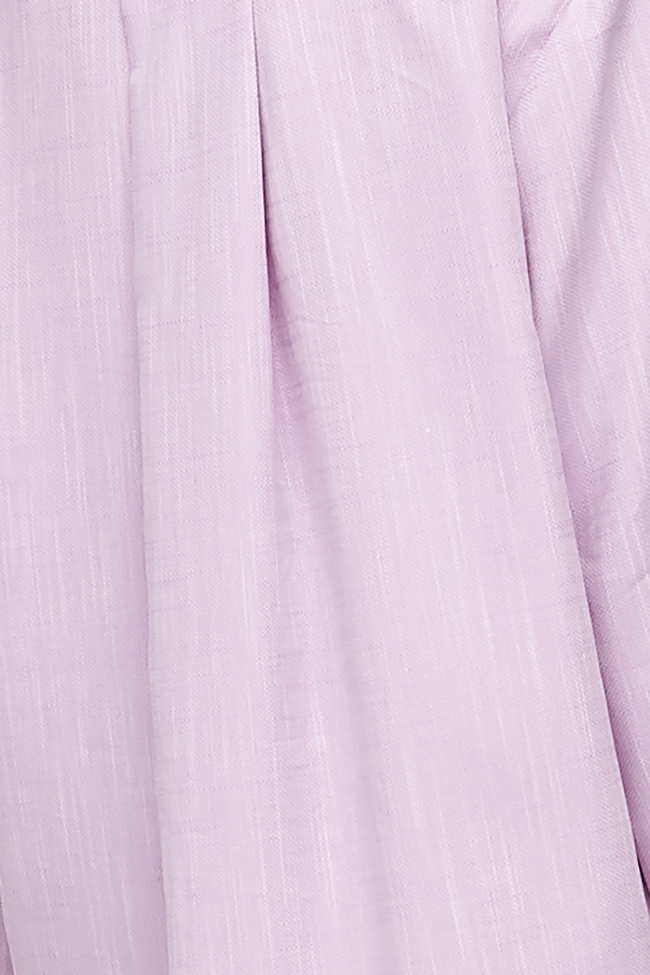 Long Sleep Shirt Textured Lilac