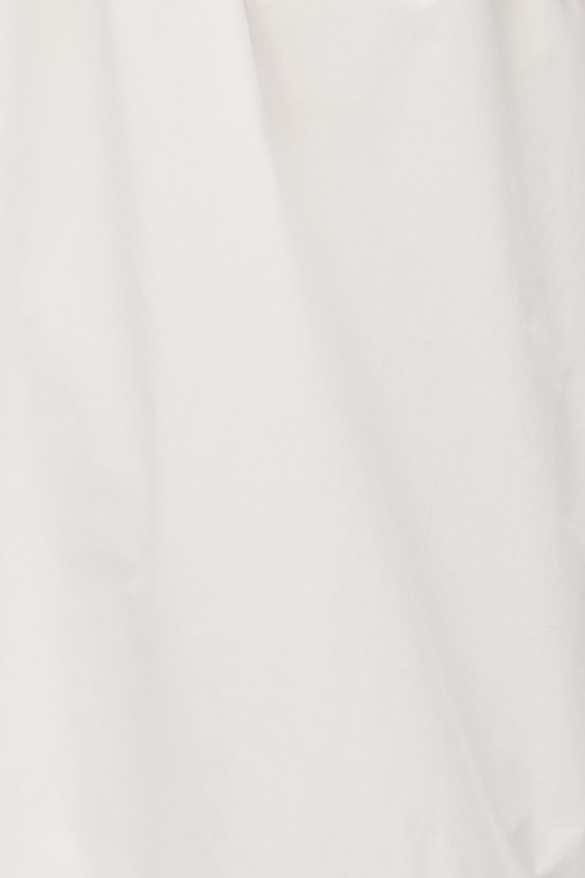 Long Sleep Shirt Washed White Poplin