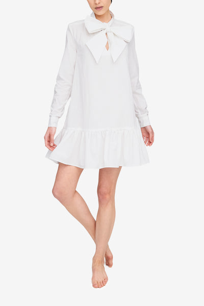 Helena Dress White Seersucker