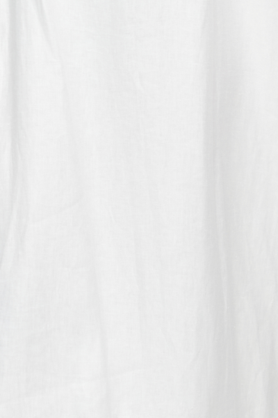 Martine Nightshirt White Weighted Linen