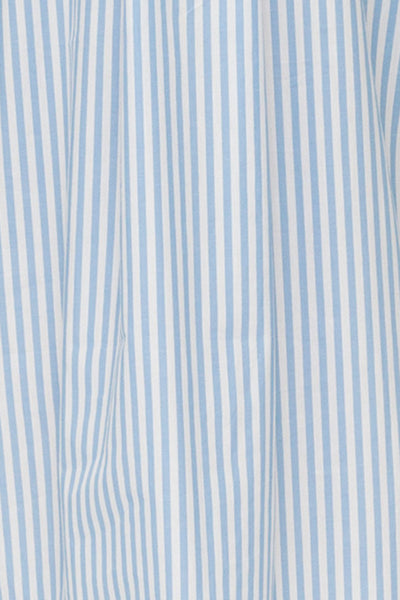 Flounce Top Wide Blue Stripe